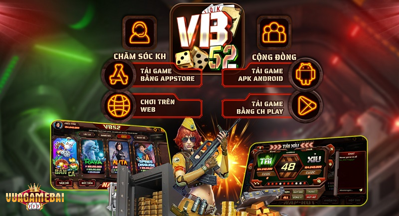 Cổng game đánh bài đổi thưởng uy tín VB52