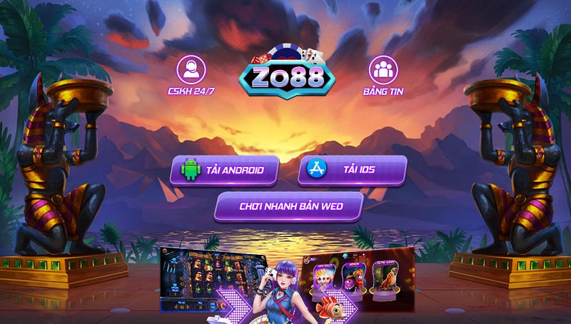 Cổng game bài Zo88 đem đến những tính năng, sản phẩm game đỉnh cao